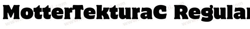 MotterTekturaC Regular字体转换
